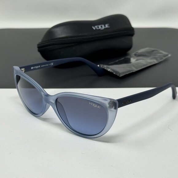 Vogue VO 2677-S 2030/8F Cateye Frosted Clear Blue 57 [] 16 140 Eyeglasses 2677 main image 11
